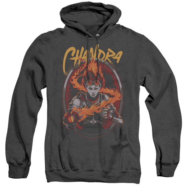 Magic The Gathering - Chandra Adult Heather Hoodie
