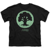 Magic The Gathering - Green Symbol Youth Short Sleeve