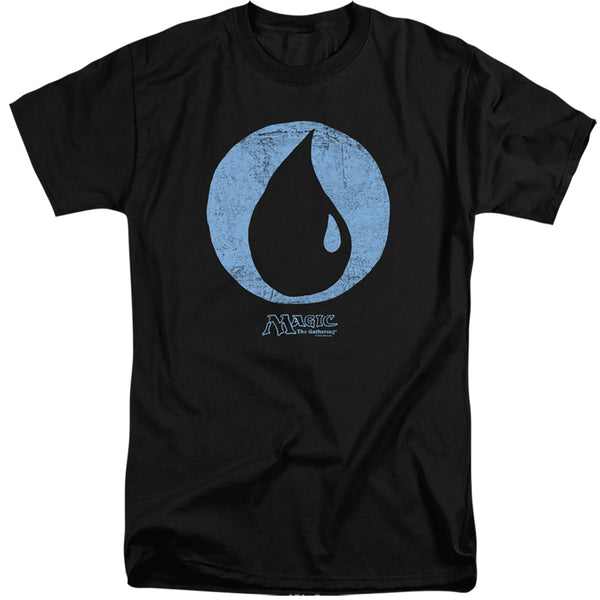 Magic The Gathering - Blue Symbol Adult Tall Fit Short Sleeve