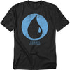 Magic The Gathering - Blue Symbol Adult Regular Fit Short Sleeve