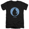 Magic The Gathering - Blue Symbol Adult Slim Fit V Neck Cotton