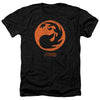 Magic The Gathering - Red Symbol Adult Regular Fit Heather Short Sleeve