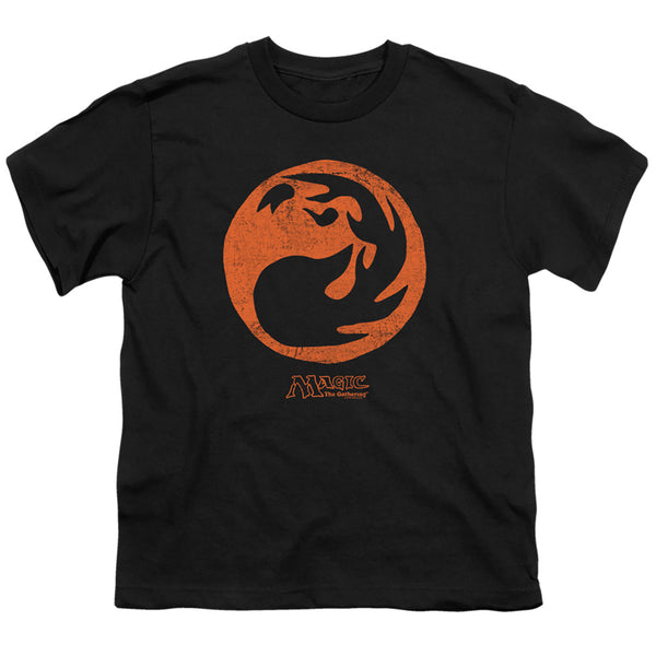 Magic The Gathering - Red Symbol Youth Short Sleeve