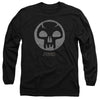 Magic The Gathering - Black Symbol Adult Long Sleeve