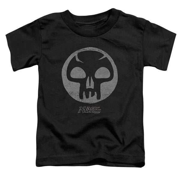 Magic The Gathering - Black Symbol Toddler Short Sleeve