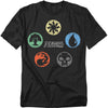 Magic The Gathering - 5 Colors Adult Regular Fit Short Sleeve