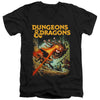 Dungeons And Dragons - Beholder Strike Adult Slim Fit V Neck Cotton