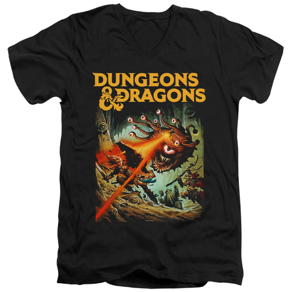 Dungeons And Dragons - Beholder Strike Adult Slim Fit V Neck Cotton