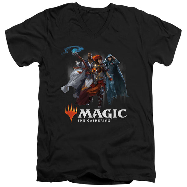 Magic The Gathering - Planeswalkers Adult Slim Fit V Neck Cotton