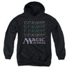 Magic The Gathering - Retro Logo Repeat Youth Hooded Sweatshirt