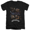 Magic The Gathering - Four Pack Retro Adult Slim Fit V Neck Cotton