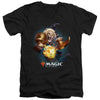 Magic The Gathering - Ajani Adult Slim Fit V Neck Cotton
