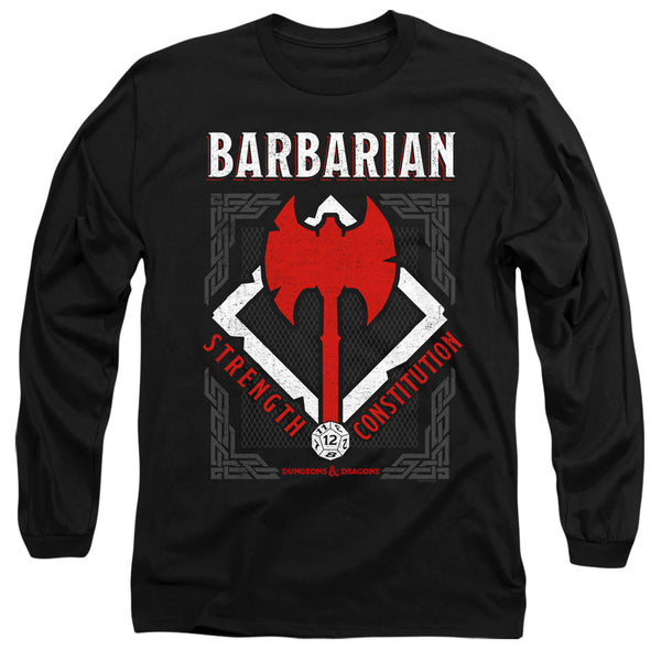 Dungeons And Dragons - Barbarian Adult Long Sleeve