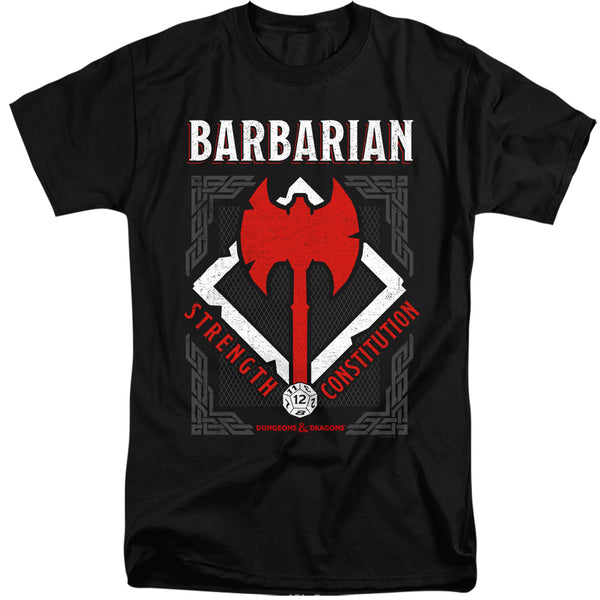 Dungeons And Dragons - Barbarian Adult Tall Fit Short Sleeve