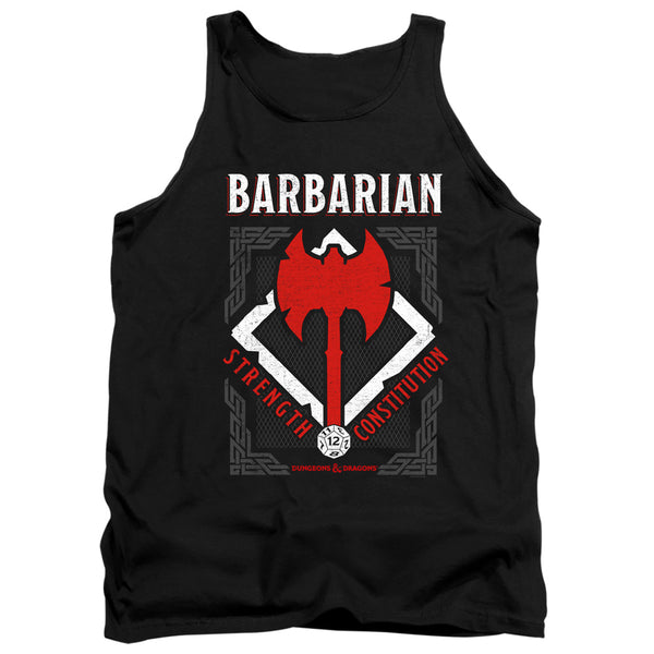 Dungeons And Dragons - Barbarian Adult Tank Top