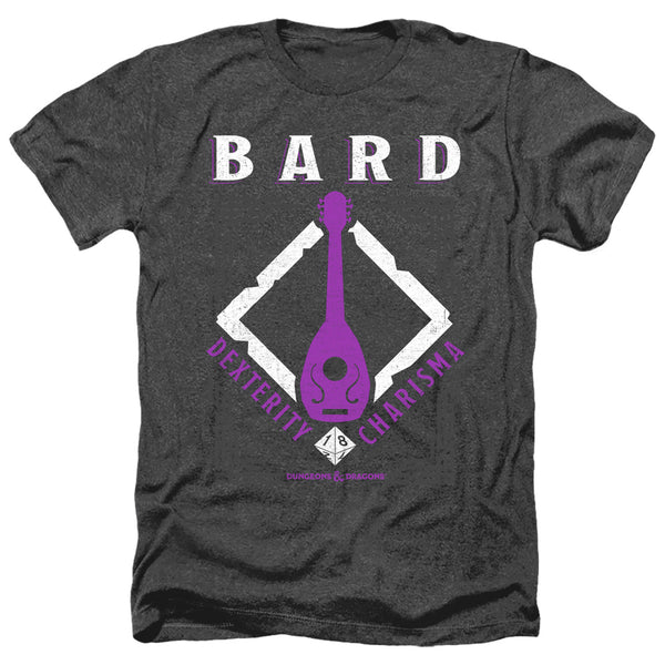 Dungeons And Dragons - Bard Adult Regular Fit Heather Short Sleeve