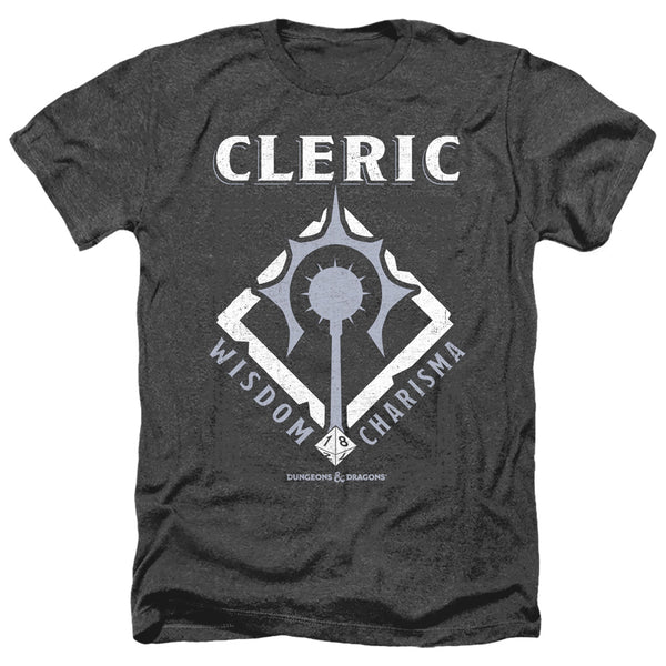 Dungeons And Dragons - Cleric Adult Regular Fit Heather Short Sleeve
