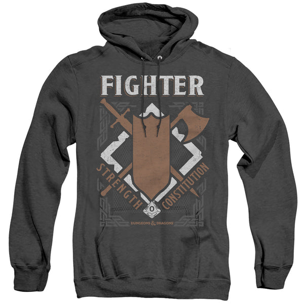 Dungeons And Dragons - Fighter Adult Heather Hoodie