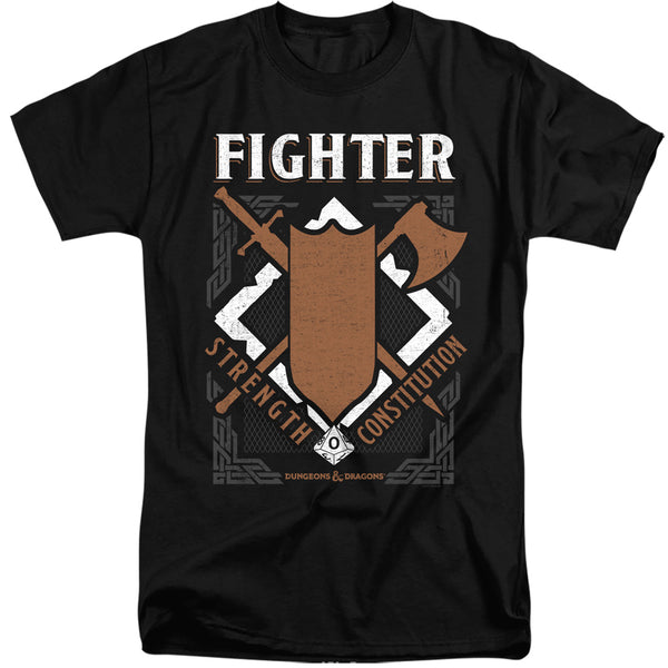 Dungeons And Dragons - Fighter Adult Tall Fit Short Sleeve