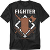 Dungeons And Dragons - Fighter Adult Regular Fit Short Sleeve