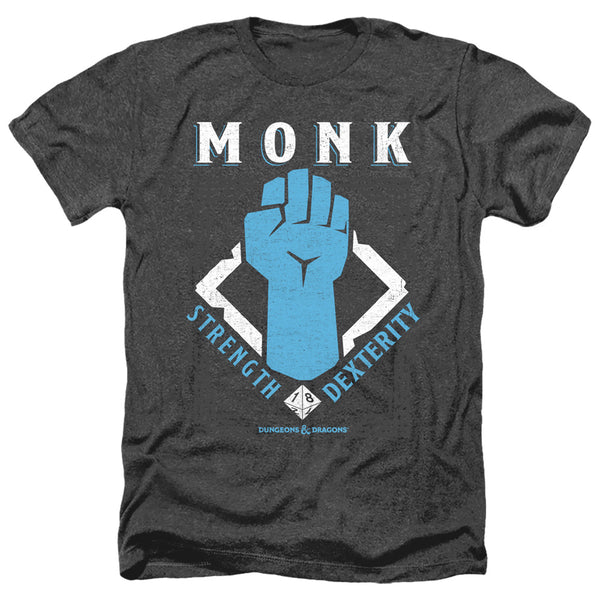 Dungeons And Dragons - Monk Adult Regular Fit Heather Short Sleeve