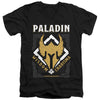Dungeons And Dragons - Paladin Adult Slim Fit V Neck Cotton