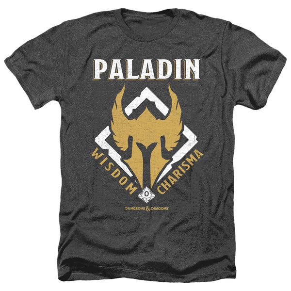 Dungeons And Dragons - Paladin Adult Regular Fit Heather Short Sleeve