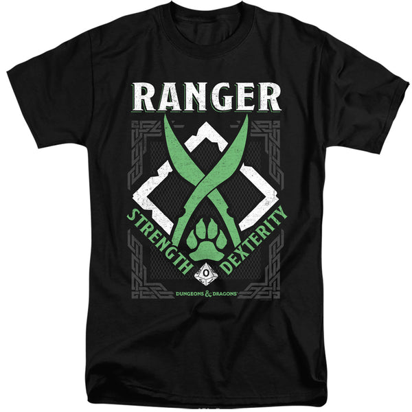 Dungeons And Dragons - Ranger Adult Tall Fit Short Sleeve
