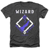 Dungeons And Dragons - Wizard Adult Regular Fit Heather Short Sleeve