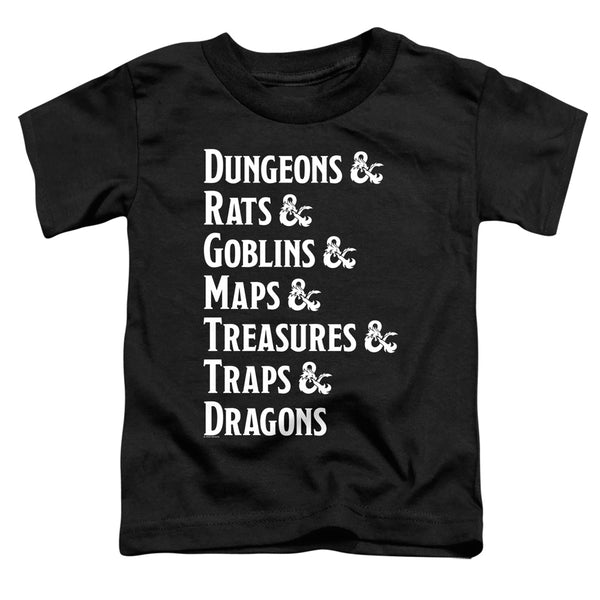 Dungeons And Dragons - Dungeon List Toddler Short Sleeve