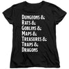 Dungeons And Dragons - Dungeon List Women's Short Sleeve