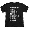 Dungeons And Dragons - Dungeon List Youth Short Sleeve