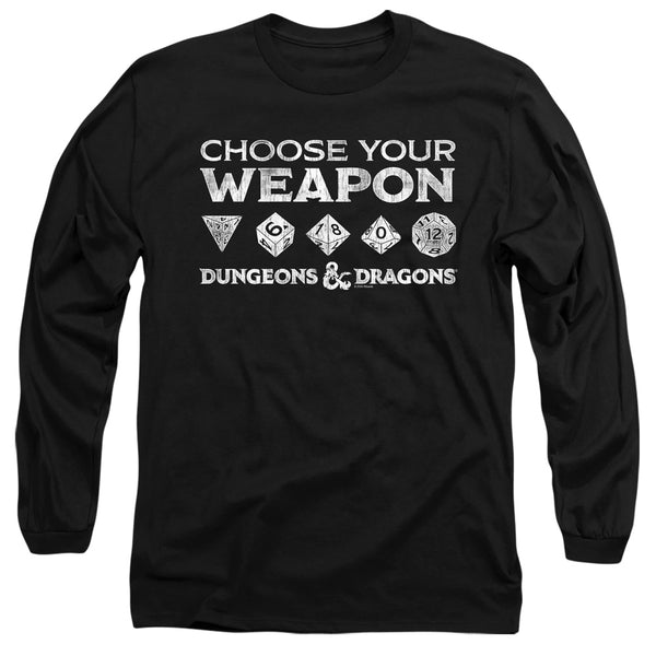 Dungeons And Dragons - Choose Your Weapon Adult Long Sleeve