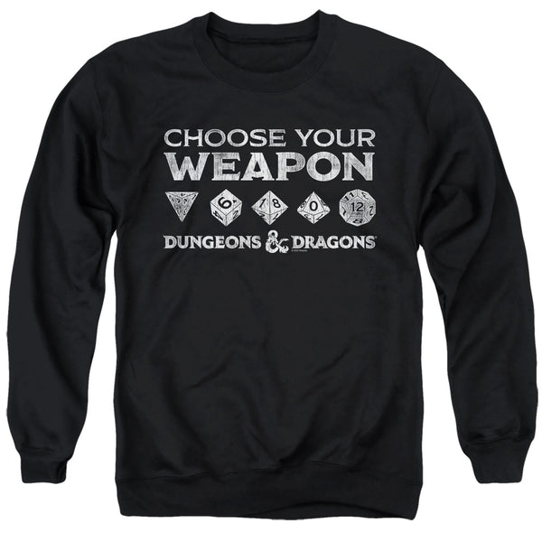 Dungeons And Dragons - Choose Your Weapon Adult Crewneck Sweatshirt
