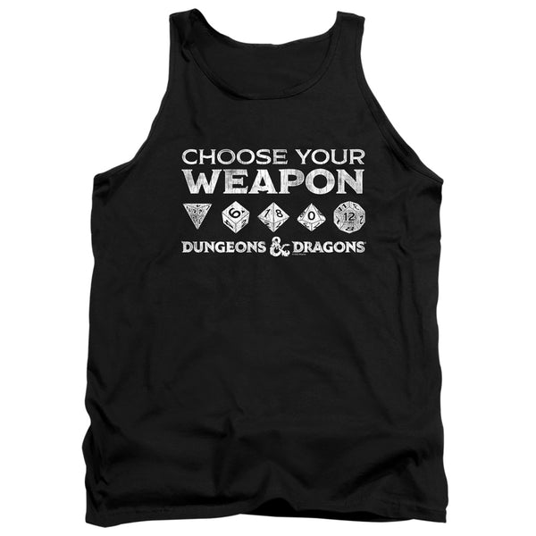 Dungeons And Dragons - Choose Your Weapon Adult Tank Top