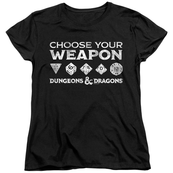 Dungeons And Dragons - Choose Your Weapon Women's Short Sleeve