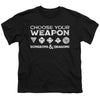 Dungeons And Dragons - Choose Your Weapon Youth Short Sleeve