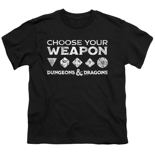 Dungeons And Dragons - Choose Your Weapon Youth Short Sleeve