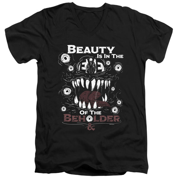 Dungeons And Dragons - Eye Of The Beholder Adult Slim Fit V Neck Cotton