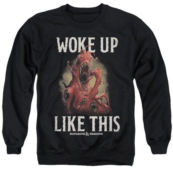 Dungeons And Dragons - Woke Like This Adult Crewneck Sweatshirt