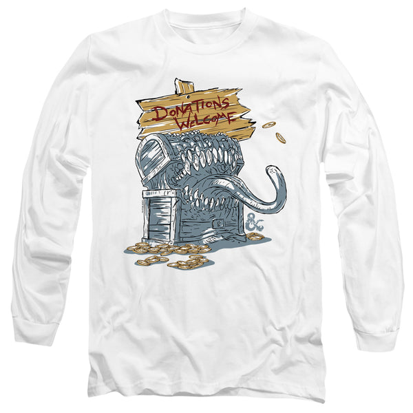 Dungeons And Dragons - Donations Welcome Mimic Adult Long Sleeve