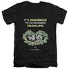 Dungeons And Dragons - Dangerous To Go Alone Adult Slim Fit V Neck Cotton