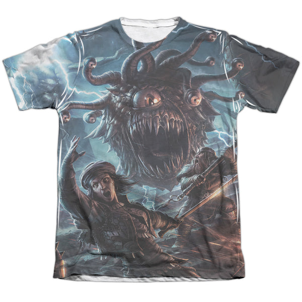 Dungeons And Dragons - Monster Manual Cover Adult Regular Fit Short Sleeve 65 - 35 Poly - Cotton
