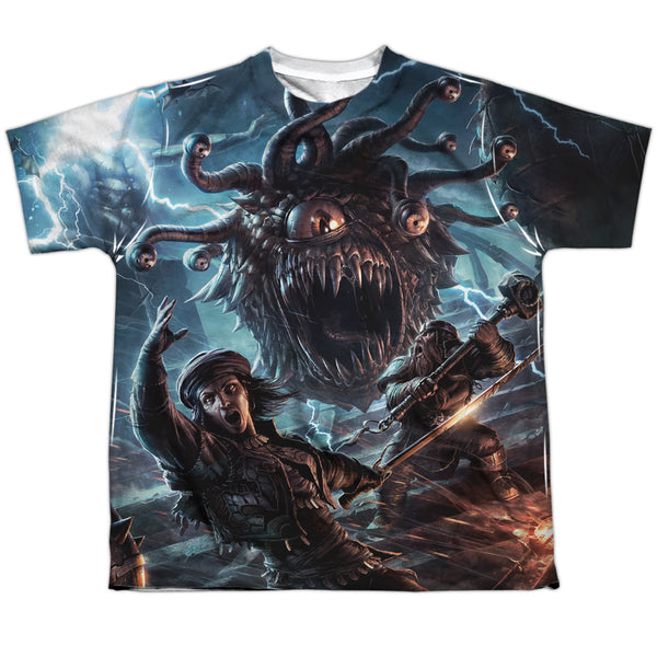 Dungeons And Dragons - Monster Manual Cover Youth Short Sleeve 100% Poly