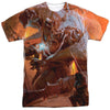 Dungeons And Dragons - Players Handbook Cover Adult Regular Fit Short Sleeve 100% Poly