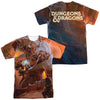 Dungeons And Dragons - Players Handbook Cover Adult Regular Fit Short Sleeve 100% Poly