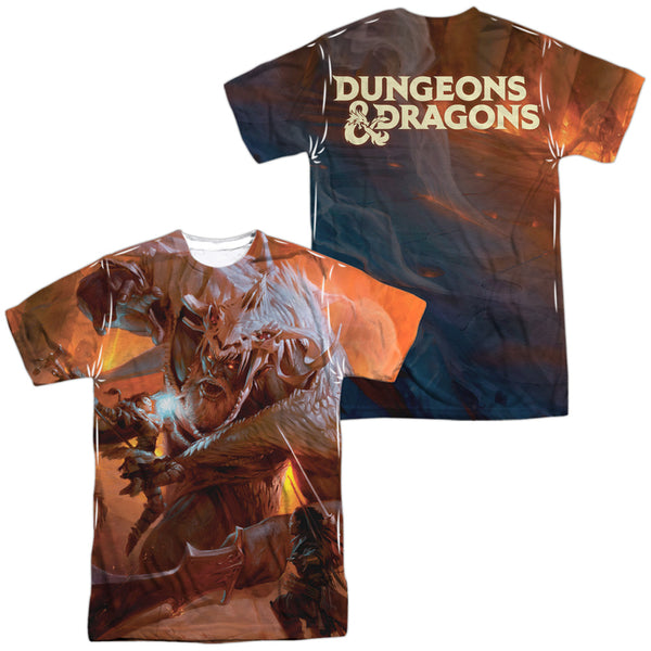 Dungeons And Dragons - Players Handbook Cover Adult Regular Fit Short Sleeve 100% Poly