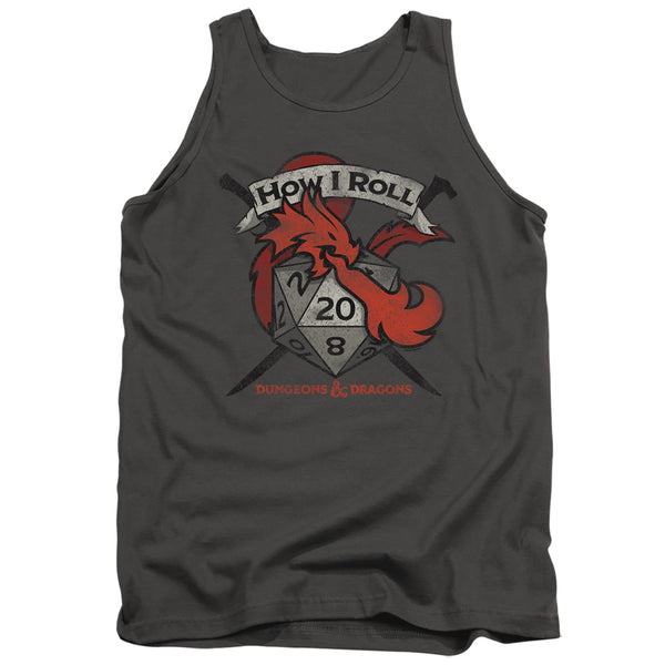 Dungeons And Dragons - How I Roll D And D Adult Tank Top