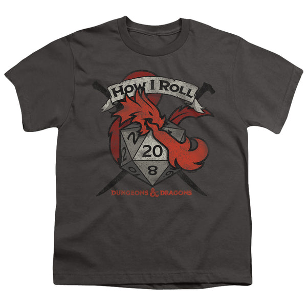 Dungeons And Dragons - How I Roll D And D Youth Short Sleeve