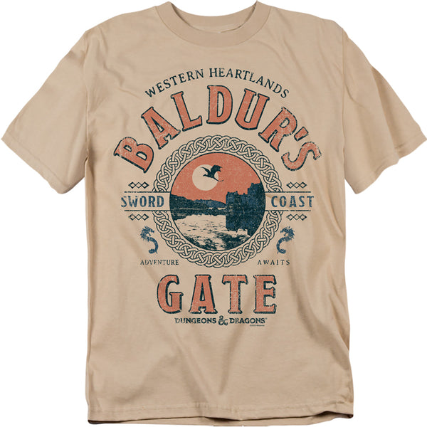Dungeons And Dragons - Baldurs Gate Resort Adult Regular Fit Short Sleeve